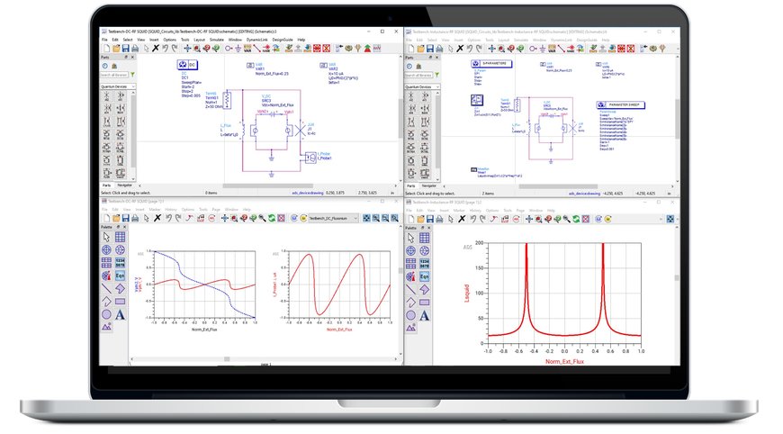 Keysight stellt Quantum Circuit Simulation vor – die erste Schaltkreis-Umgebung mit Flussquantisierung im Frequenzbereich